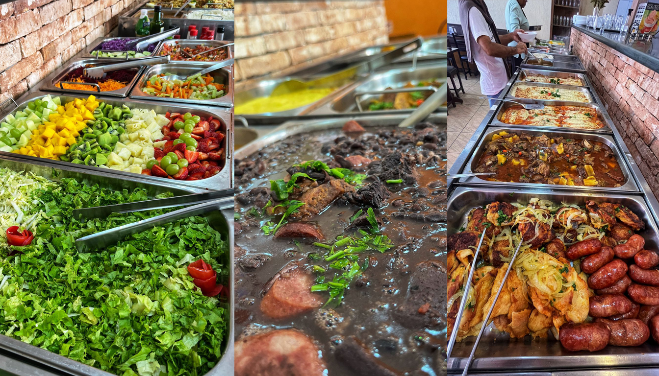 Buffet por quilo do Restaurante 570