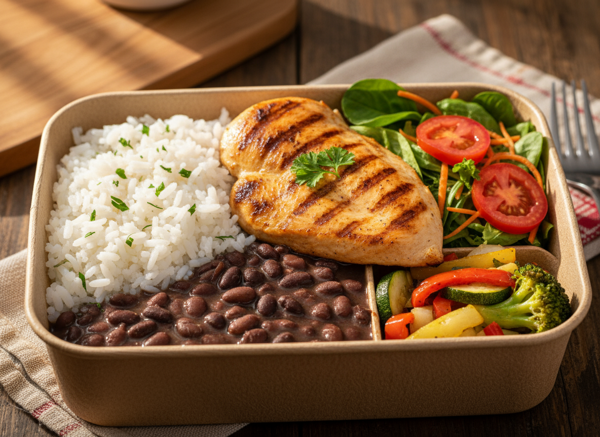 Marmita de comida caseira do Restaurante 570